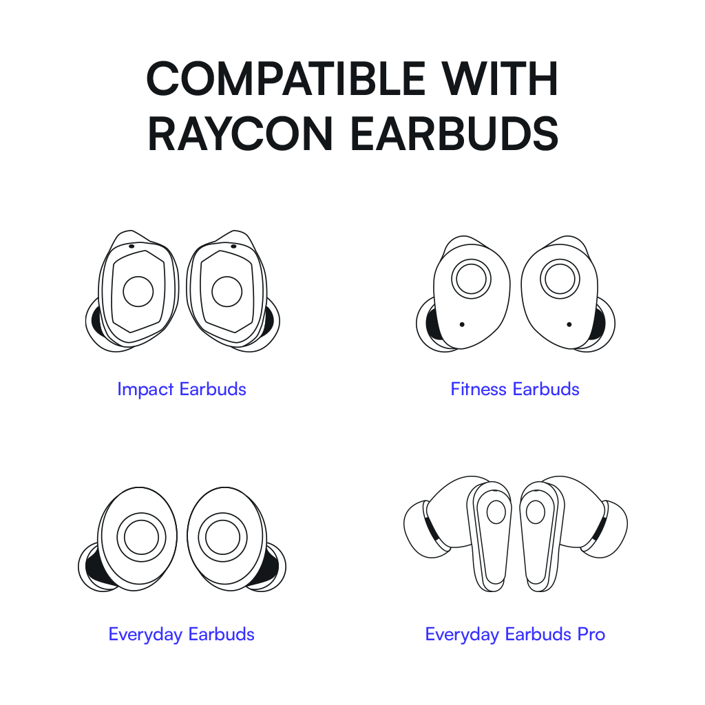 Memory Foam Ear Tips for Earbuds